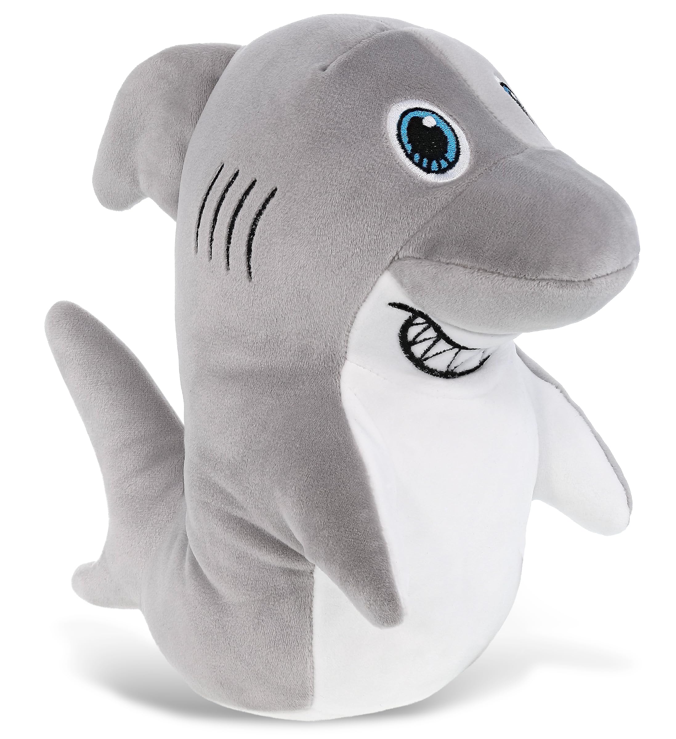Amazon.com: DolliBu Snug-Mooshies Standing Shark Stuffed